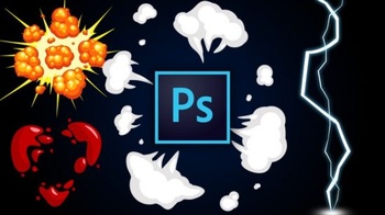 DevCourseWeb Udemy 2D Explosion Animations Make Cartoony VFX in Photoshop