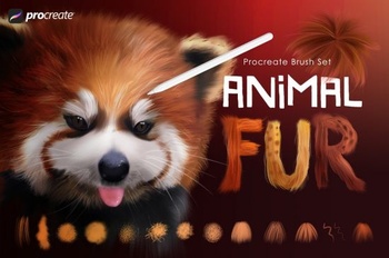 DesignOptimal CreativeMarket Animal Fur Procreate Brushes 5476074