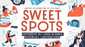 FreeCourseWeb Skillshare Sweet Spots Expressing Big Ideas in Small Editorial Illustrations