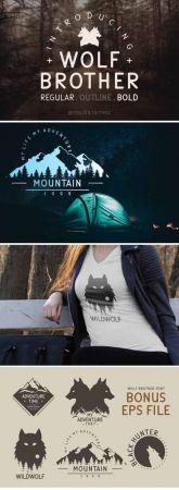 DesignOptimal Wolf Brother Font