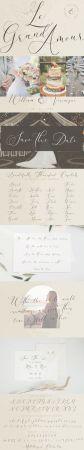 DesignOptimal Le Grand Amour Modern Calligraphy Font