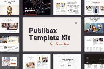 DesignOptimal ThemeForest Publibox v1 0 Blog News Magazine Elementor Template Kit 26056109