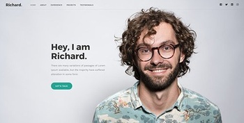 DesignOptimal ThemeForest Richard v1 0 Easy Onepage Personal Template 26351969