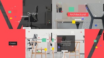 DesignOptimal Videohive Office Furniture Products Promotion 28857872