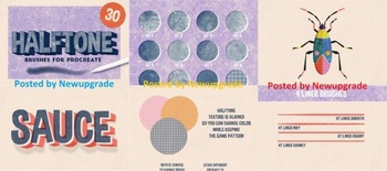 DesignOptimal Creativemarket HALFTONE BRUSHES FOR PROCREATE 3628249