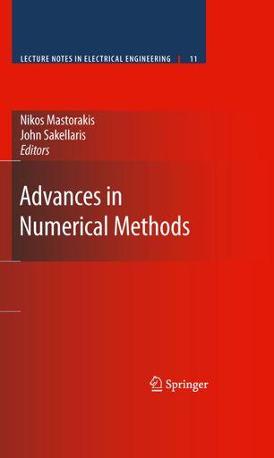 Advances in Numerical Methods by Nikos Mastorakis True