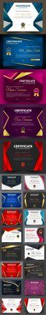 DesignOptimal 21 Multipurpose Certificate Design Vector Templates Collection