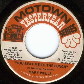 Mary Wells You Beat Me To The Punch Motown Yesteryear PBTHAL 1972 Soul Flac 24 96 LP