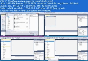 Udemy Create a Notepad Application with C and Visual Studio