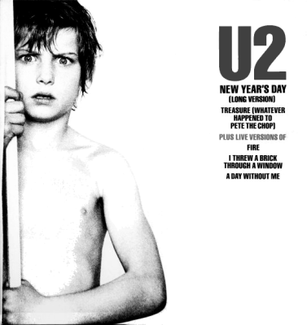 U2 New Year s Day Japan 18S 183 1983