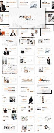 DesignOptimal Awesome PowerPoint Keynote Google Slides Templates