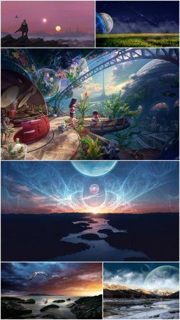 DesignOptimal Sci Fi collection Landscape Pack 20