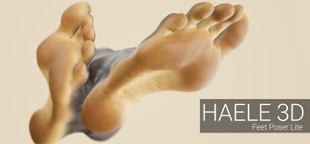 HAELE 3D Feet Poser Lite