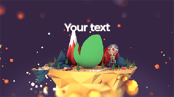 DesignOptimal Videohive Low Polygonal Mountains Logo 19208207