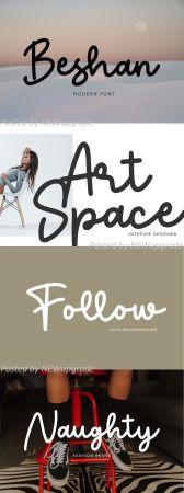 DesignOptimal Creativemarket Beshan Modern Font 5173156