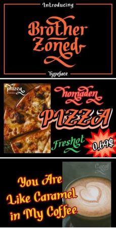 DesignOptimal Brother Zoned Font