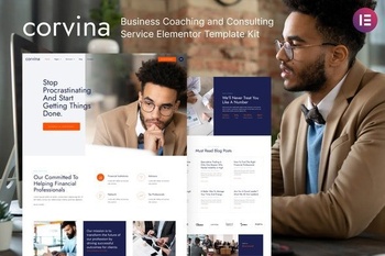 DesignOptimal ThemeForest Corvina v1 0 0 Business Coaching Consulting Service Elementor Template Kit 30336692