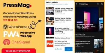 DesignOptimal ThemeForest PressMag v1 0 News Magazine PWA Mobile Template 28814171