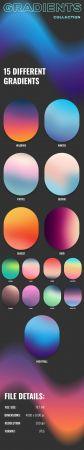 DesignOptimal 15 Different Gradients Pack