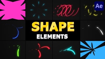 DesignOptimal Videohive Flying Shapes After Effects 28872404