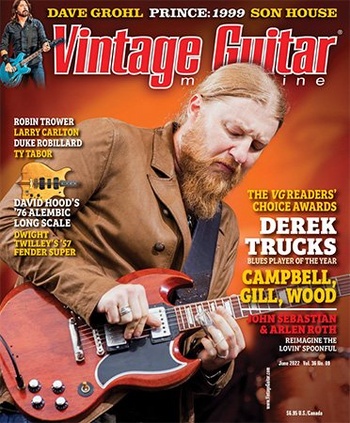 Vintage Guitar Magazine June 2022