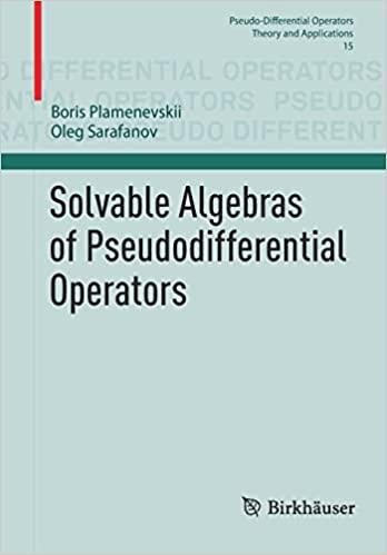Solvable Algebras of Pseudodifferential Operators