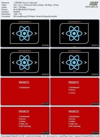 Udemy Build 5 Latest React Projects with from Basics to Deployment