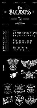 DesignOptimal Blouders Font