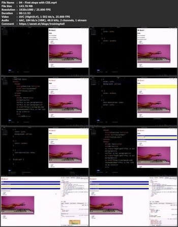 FreeCourseWeb Code your own portfolio HTML CSS basics