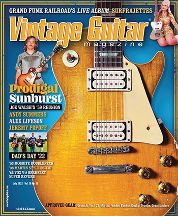 Vintage Guitar Magazine July 2022