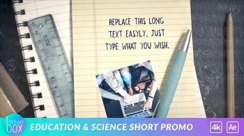 DesignOptimal Videohive Education Science Short Promo 27645318