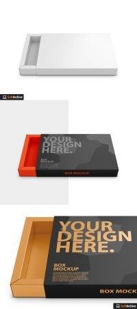 DesignOptimal Sliding Gift Box Mockup 359509655