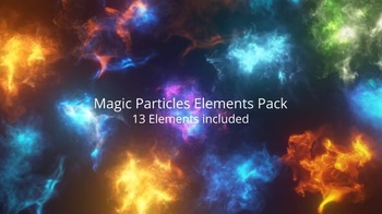 DesignOptimal Videohive Magic Particles Elements Pack 26285495