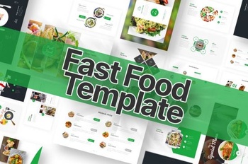 DesignOptimal Fast Food Powerpoint Template