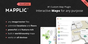 DesignOptimal CodeCanyon Mapplic v6 0 2 Custom Interactive Map WordPress Plugin 6800158