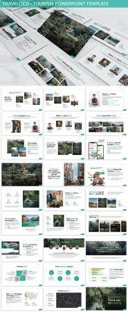 DesignOptimal Traveloco Tourism Powerpoint Template