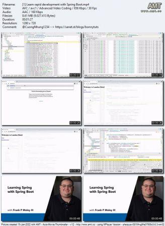 Linkedin Learning Spring with Spring Boot 2022