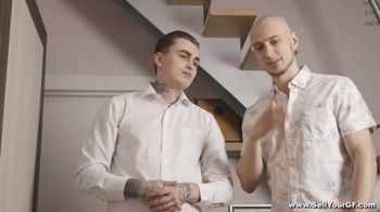 SellYourGF 23 04 15 Bernie Svintis Hot Blonde Fucking For BF Debt XXX 480p MP4 XXX