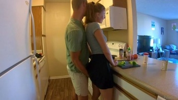 ManyVids Cremedelapeach Fucked in the kitchen