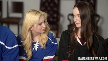 DaughterSwap Hazel Moore Lexi Lore Hockey Ritual Madness 09 07 2023