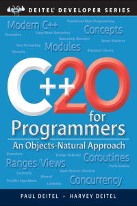 C 20 For Programmers An Objects Natural Approach by Paul Deitel PDF