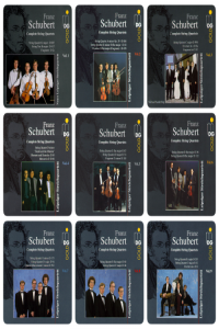 CLASSICAL Leipziger Streichquartett Schubert Complete String Quartets Vol 1 9 1995 1997 FLA