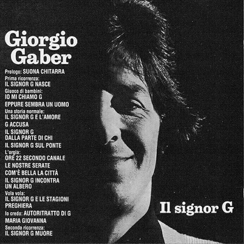 Giorgio Gaber Il Signor G 2CD 1970 Pop Flac 16 44